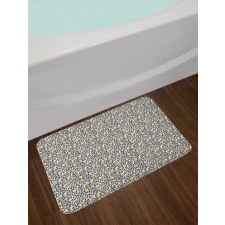 Typography and Numerals Bath Mat