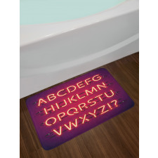 Contemporary Letters Art Bath Mat