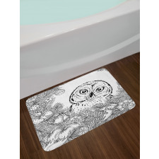 Christmas Theme Ornaments Bath Mat