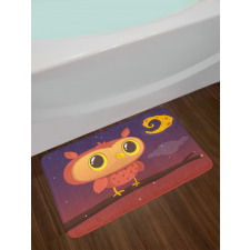 Sky Moon and Stars Bath Mat