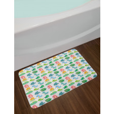 Dinosaur Wild Beast Bath Mat