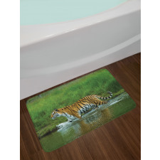 Siberian Tiger Panthera Bath Mat