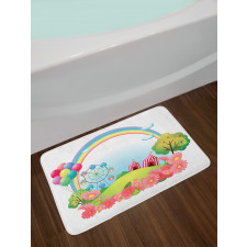 Village Hill Circus Bath Mat