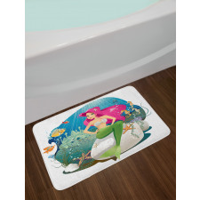 Underwater Mermaid Bath Mat