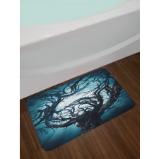 Night Big Mystic Tree Bath Mat