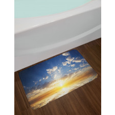 Sunset Reflection on Sea Bath Mat