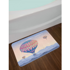 Gradient Mountains Bath Mat