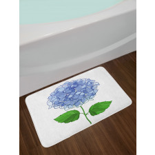 Simple Flower Blooms Bath Mat