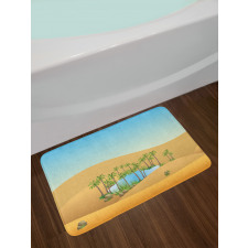 Sand Dunes Lake and Trees Bath Mat