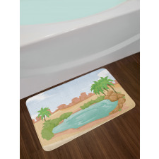 Scenic Eastern Sahara Vibes Bath Mat