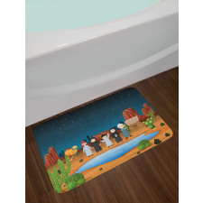 Eastern Traditional Family Bath Mat