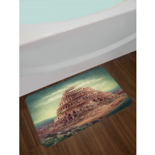 Tower Of Babel Clouds Bath Mat