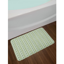 Jungle Leaves Botany Bath Mat