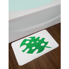 Simple Tropical Leaf Bath Mat