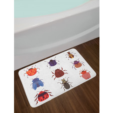 Various Creeping Species Bath Mat