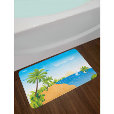 Summer Vibe Landscape Bath Mat