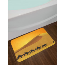 Camel Caravan Sahara Desert Bath Mat