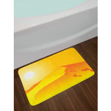 Sand Hills Sun and Footprints Bath Mat