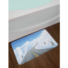 Road into the Mountains Bath Mat