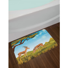 Wildlife Nature Scene Bath Mat