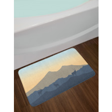 Hills with Open Sky Art Bath Mat