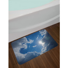 Vibrant Sun Clear Sky Bath Mat