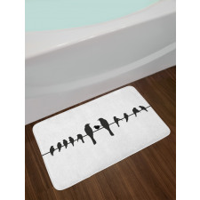 Big Little Avian Art Bath Mat