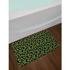 Botany Grape Leaves on Dark Bath Mat