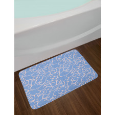 Rhythmic Curvy Branches Bath Mat