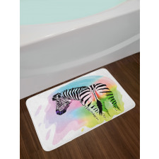 Striped Safari Animal Bath Mat