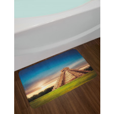 Kukulkan Pyramid Yucatan Bath Mat