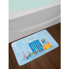 Families Off to a Vacation Bath Mat