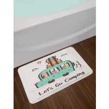 Childish Animals Van Bath Mat