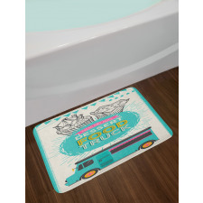 Street Dessert Food Bath Mat