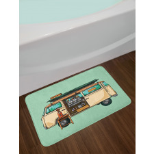 Street Coffee Van Bath Mat