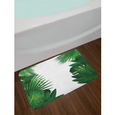 Tropical Exotic Palms Bath Mat