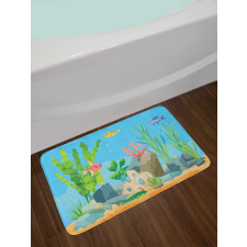 Exotic Fish and Seaweed Bath Mat