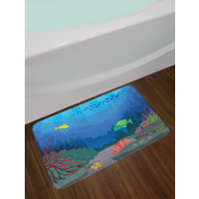 Oceanic Seaweed Seascape Bath Mat