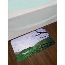 Spring Time Scene Bath Mat