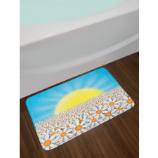 Sun and Daisies Bath Mat