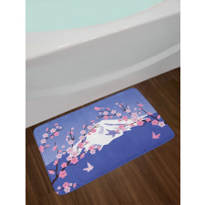 Cherry Blossoms Bath Mat