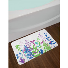 Colorful Botany Bath Mat