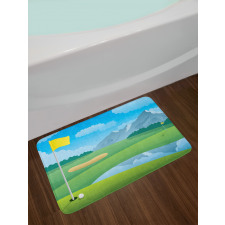 Golfing Field Bath Mat