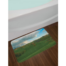 Rural Landscape Bath Mat