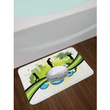 Hobby Sport Digital Graphic Bath Mat