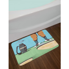 Golfer and Lofter Bath Mat