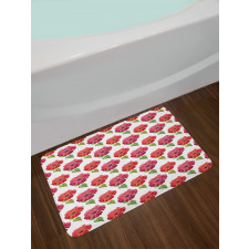 Flowers from Tropical Places Bath Mat