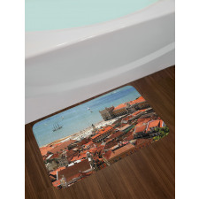 Nostalgic Lisbon City Bath Mat