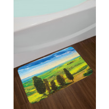 Rural Sunset in Italy Bath Mat