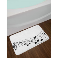 Graphic Design of Sounds Bath Mat